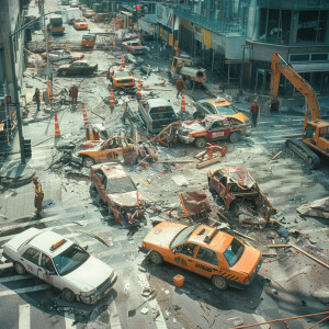 Car accidents in construction zones