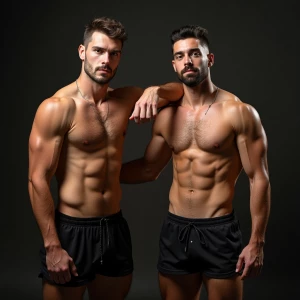 Carloss y Ramón tienen un cuerpo velludo y musculoso y ese miemb...