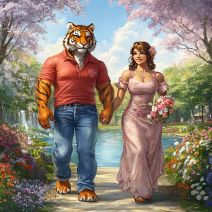 Generate a photorealistic image of a muscular, anthropomorphic m...