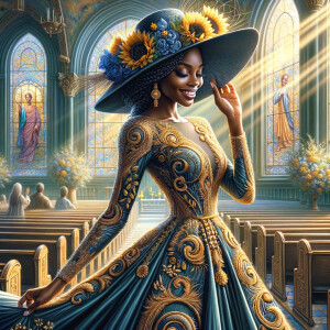 create a realistic airbrushed illustration of an African America...