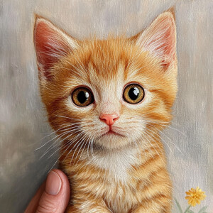 The cutest orange kitten in the world