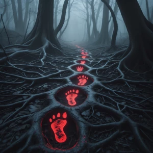 "Imagine a fog-laden forest floor, where a pair of barefoot prin...
