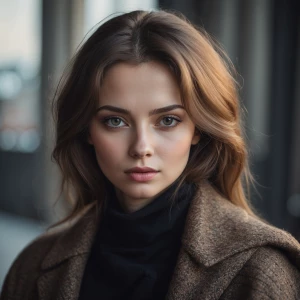 Portrait of a stunning 25-year old Russian female.