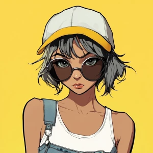 young, rebellious gta-style character. The character should have...