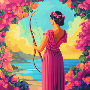 Goddess Artemis  --sref 3891373041