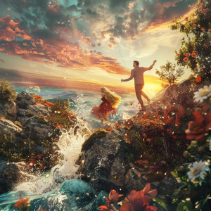 Create an ultra high resolution 3D image showcasing an Italian m...