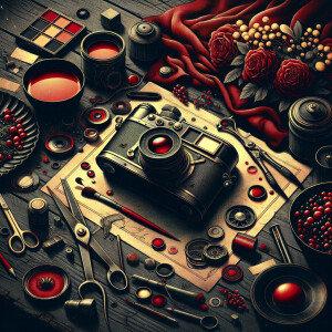 Make it red and black