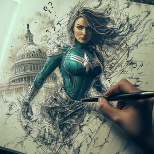 Prompt: A highly detailed, hyper-realistic piece of digital art...