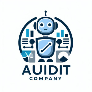 generate a robot mascot for audit that is gender neutral