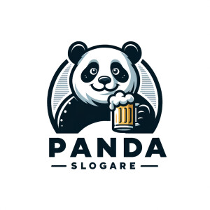 Panda holding a beer