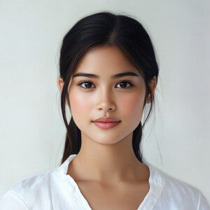 Create an image of a young Thai woman who appears to be 21 years...