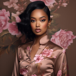 Hana,Ethiopian-Korean,Light caramel with golden glow,Tall and sl...