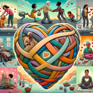 How would daily acts of kindness toward others,  include animal...