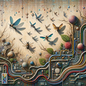 The golden ratio, Minimalist art Circuit, boards, circuitry, diagrams Cellular structures, DNA, circuit boards, colorful wires,  asian and Egyptian  graffiti, lie detector graphs, cardio, printout , branches infinity sign, cave, Art, handprints, distant birds flying, flowering vines, abstract gestural painting, dna