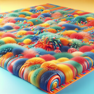 A Cartoon versión of carpet