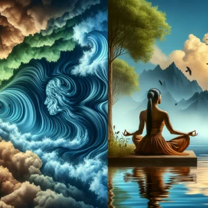 “The mind is like water. When it’s turbulent, it’s difficult to...