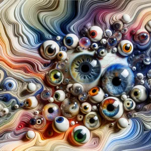 Create an image of an eight-dimensional optical illusion that in...