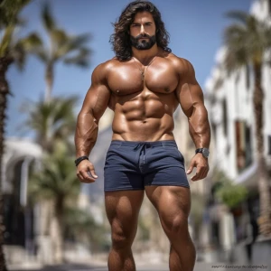 hombre se llama Julio y tiene un cuerpo peludo y musculoso ademá...