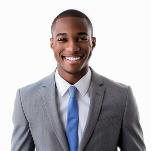 A man wearing a suit.

The Suit Color is gray 

The Tie Color is...