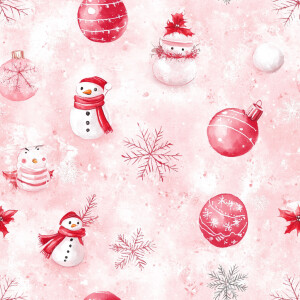 Design a seamless, tileable pattern with christmas elements like...