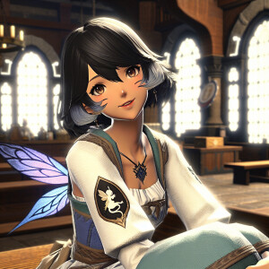 Wendy Marvell from “Fairy Tail” as a young adult, hot, dark blue...