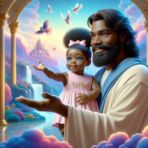 Create a 3D realistic artwork featuring the phrase 'Jesus Saves'...