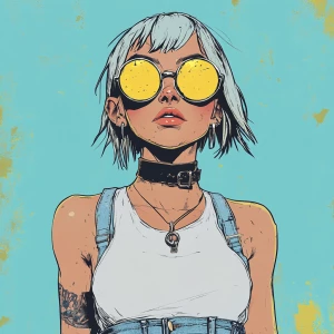 young, rebellious gta-style character. The character should have...
