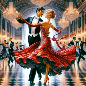 Animate their ballroom dance