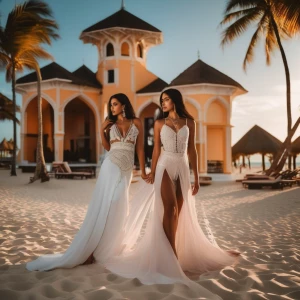 Two beautiful women, Dahlia Valentina (fit tall supple boxum Ita...