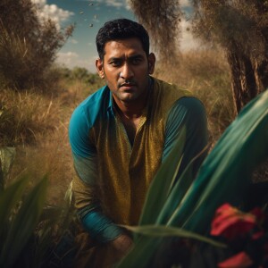 Ms dhoni ,with Mahesh babu