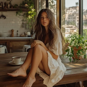 A realistic medium-quality photo .The image should appear as if...