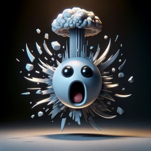 Design a hyper-stylized illustration of mr.Pac-Man, inspired by...