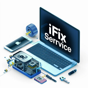 Создай логотип для компании "iFix Service".**

**Описание компан...