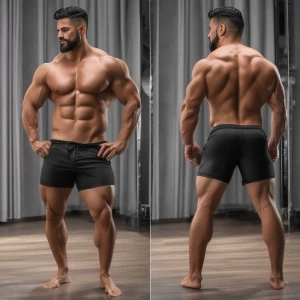 hombre se llama Julio y estaba desnudo en la sala, tiene un cuer...