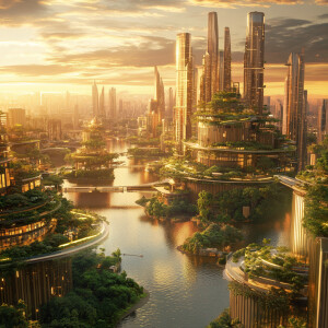 How will a sustainable future city look like