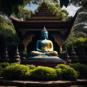 Zoom out .. important need to be Theravada thailand Buddhist tem...