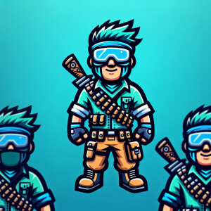 Cartoon free fire character