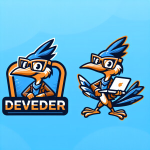 a roadrunner bird as a developer