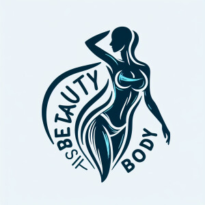 logo body correction studio “beauty slim body” female body silho...