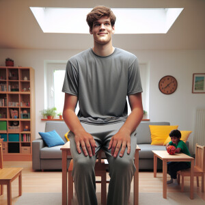 Lisa 14-year-old basketball player he's good looking he's very m...