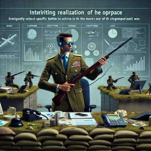 Design a metaphorical battlefield representing the insurance ind...