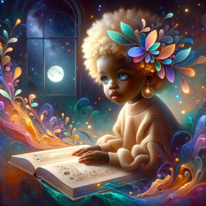 Create a whimsical and glossy digital art piece, styled like an...