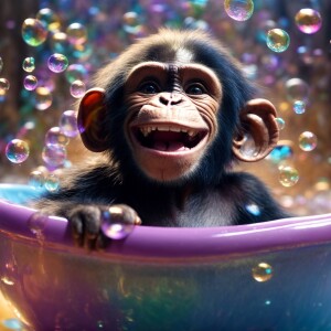 Generate an 8K UHD photorealistic 3D image of an enchanting huma...