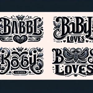 5 different style logos for (Baby loves) logo
Crazy detsiled sty...