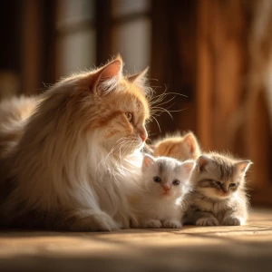 A heartwarming 128K ultra-photo-realistic DSLR image, 9:16 verti...