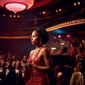 Alicia Keys style   at the Cotton Club: Describe her performance...