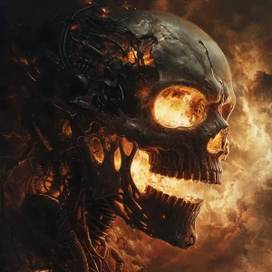 Metal Music Album Cover, Metal, Realistic