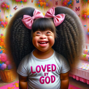 Adjust the image to correct the spelling of the phrase “Loved by...