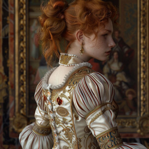 Photorealistic image. Runway walk image. Head to toe look. Itali...