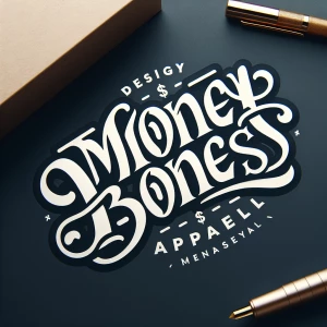 [Money Bones Apparel] spell correctly writen in crazy calligraph...